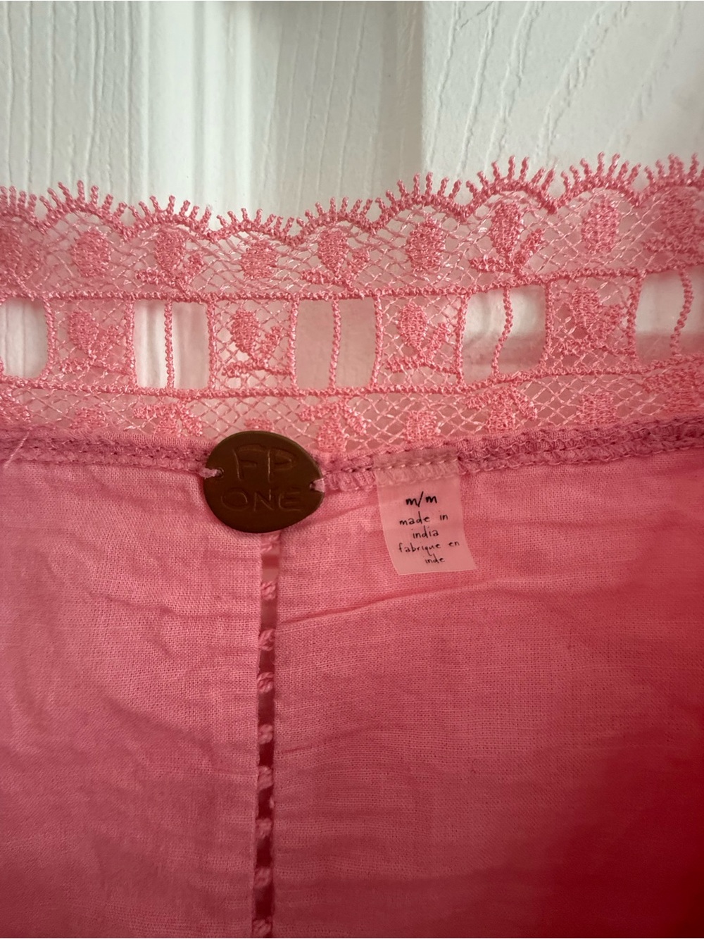 Free People Pink Ruffle-Strap Mini Dress - Picture 7 of 8